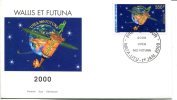 Wallis Et Futuna   FDC   Enveloppe Premier Jour  L'An 2000  1er Janvier 2000 - FDC