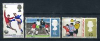 1966 Gran Bretagna, Mondiali Di Calcio Con Bande Fosforo, Serie Completa Nuova (**) - Unused Stamps