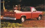 1986 Ford F-series Pickup Truck, Cowboy, Advertisement On C1980s Vintage Postcard - Vrachtwagens En LGV