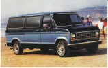 1986 Ford Club Wagon Van, Volleyball, Advertisement On C1980s Vintage Postcard - Camions & Poids Lourds