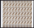 1947  Feuille Complète De 50 Ex  10 C. Roc De Langlade  Yv 325  ** - Unused Stamps