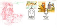 Christmas 1986 Set Of 3 FDI 3rd Nov 1986  Melbourne Vic 3000 Special Shining Star Postmark - Premiers Vols