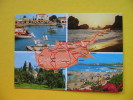 CYPRUS,MAP,STAMPS - Chipre