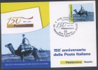 ITALIA - FDC CARTOLINA MAXIMUM CARD 2012 - ANNIVERSARIO POSTE ITALIANE - LIBIA ANNI VENTI - 311 - Maximumkaarten
