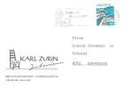 Motiv Karte  "Karl Zurin Intérieur, Schaffhausen"        1977 - Briefe U. Dokumente