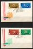 POLAND FDC 1962 7TH EUROPEAN ATHLETICS CHAMPIONSHIPS IMPEF Javelin Discus High Jump Pole Vault Hurdles Sprint Hammer - Springreiten