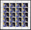 FRANCE VIGNETTES DU CENTENAIRE DE L'AEROCLUB DE FRANCE DE 1998 EN FEUILLET DE 20 (COSMOS,AVION) - Blocks & Sheetlets & Booklets