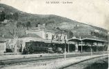 N°21314 -cpa Le Vigan -la Gare- - Gares - Avec Trains