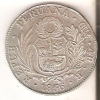 MONEDA DE PLATA DE PERU DE 4 REALES DEL AÑO 1836 LIMA  (COIN) (Reproducción, Pesa 15 Gramos) - Peru