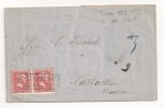 ALLEMAGNE - PRUSSE - COLOGNE Càd S/paire Du TPND N°6 Càd Rectangle - 1861 - Cartas & Documentos