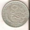 MONEDA DE PLATA DE PERU DE 1/2 SOL DEL AÑO 1928 LIMA  (COIN) SILVER,ARGENT. - Peru