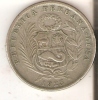 MONEDA DE PLATA DE PERU DE 1/2 SOL DEL AÑO 1923 LIMA  (COIN) SILVER,ARGENT. - Pérou