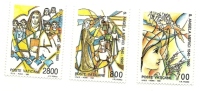 1990 - Vaticano 882/84 Morte Di S. Angela Merici   +++++++ - Gravures