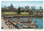 Canada Postcard Victoria The Inner Harbour Sent To USA 1-9-1983 (a Light Bend On The Card) - Victoria