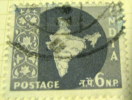 India 1957 Map Of India 6np - Used - Used Stamps