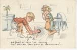 Janser / Bouret  Poupee  Enfants Kids Illustrator, Artist  Drawn  Old Postcard 1945 - Janser