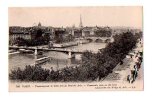 PARIS : "Panorama Sur La Seine Pris Du Pont Des Arts" Bateau Et Tour Eiffel - La Seine Et Ses Bords