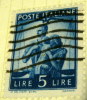 Italy 1945 Work Family And Justice 5l - Used - Oblitérés