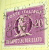 Italy 1955 Recapito Autorizzato 20l - Used - Otros & Sin Clasificación