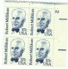 #1866 Plate # Block Of 4, 1982 Robert Millikan Atomic Physicist Nobel Laureate, 37-cent US Postage Stamps - Plaatnummers