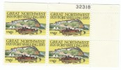 #1409 Plate # Block Of 4, 1970 Fort Snelling Minnesota Military, 6-cent US Postage Stamps - Plaatnummers