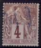 #6# COLONIES GENERALES N° 48 Oblitéré Griffe BM Bleue - Alphée Dubois