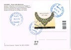 Italia  11. 11. 11 Isolato €. 0,60 Bulgari Su Cartolina Palermo La Martorana - 2011-20: Poststempel