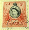 Jamaica 1956 Queen Elizabeth II And Pineapples 2d - Used - Jamaïque (...-1961)