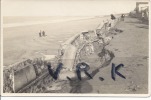 62- 59- PLAGE Et DIGUE à Trouver ??-  PHOTO-CARTE- Une Partie De La DIGUE Demolie Par La Tempete De Novembre 191?   RARE - Sangatte