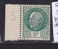 FRANCE N° 518 2F VERT TYPE BERSIER S DE POSTES DEFECTUEUX NEUF SANS CHARNIERE - Unused Stamps