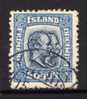 Iceland - 1907 - 20 Aur Definitive (Watermark Crown) - Used - Used Stamps