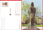 Moldova, Pre-paid Postcard, The Statue Of M. Eminescu, 2012 - Moldavië