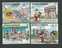 Antigua & Barbuda N° 1150 / 53 XX "Philexfrance 99" Dessins Des Productions Walt Disney Les 4 Val. Sans Charnière TB - Barbuda (...-1981)