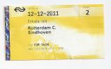 Ticket De Train 2ème Classe. Rotterdam - Eindhoven. (Voir Commentaires) - Europa