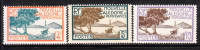 New Caledonia 1928-40 Bay Of Paleturiers Point Boat Tree Mint Hinged - Neufs