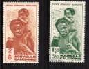 New Caledonia  1942 Native's Children's Welfare Fund Father & Child MNH / MLH - Nuevos