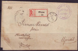 HUNGARY - MAGYARORSAG - VOJVODINA -  RECOM.  PIROS - CRVENKA - 1903 - RARE - Storia Postale