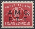 1947 TRIESTE A RECAPITO AUTORIZZATO 8 LIRE MNH **  - RR10697 - Posta Espresso