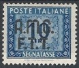 1947-49 TRIESTE A SEGNATASSE 2 RIGHE 10 LIRE MH * - RR10714 - Impuestos