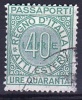 1930 - MARCA DA BOLLO PER   " PASSAPORTI " _  Cent. Lire 40 - Steuermarken