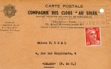 CARTE POSTALE ANCIENNE.  PARIS. 11e. CIE CLOUS AU SOLEIL. BLD RICHARD-LENOIR. 1952. - Paris (11)