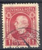 Slovakia Slovensko 1939, Andrej Hlinka (o), Used - Usados