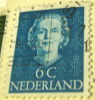 Netherlands 1949 Queen Juliana 6c - Used - Gebraucht