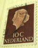 Netherlands 1953 Queen Juliana 10c - Used - Oblitérés