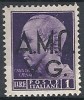 1945-47 TRIESTE AMG VG 1 LIRA MH * - RR10719 - Mint/hinged