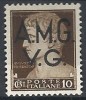 1945-47 TRIESTE AMG VG 10 CENT NO FILIGRANA MH * - RR10719 - Mint/hinged