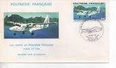 LES AVIONS EN POLYNESIE FRANCAISE TWIN OTTER - Cartas & Documentos