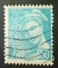 FRANCE 1942: Maury 549 C, "c" De "50c" Absent, O - LIVRAISON GRATUITE A PARTIR DE 10 EUROS - 1938-42 Mercure
