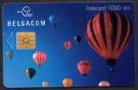 BELGACOM - 1000 BEF - Ballons - Montgolfières - Mit Chip