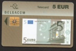 BELGACOM - 5 € - Billet Banque De 5 Euros - Banknote - Moneypaper - - Met Chip